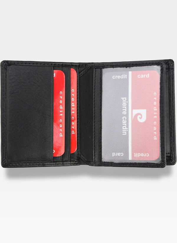 Vīriešu ādas maks Pierre Cardin Tilak51 1812, melns S439