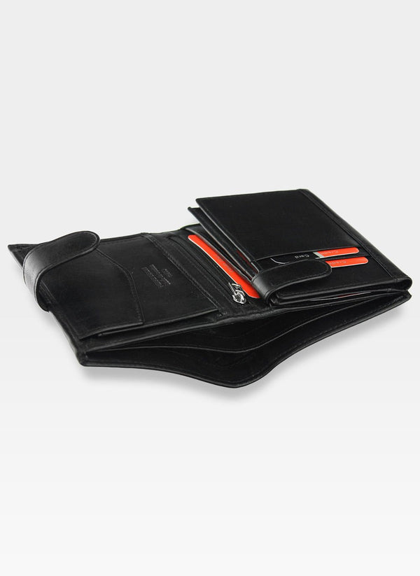 Vīriešu ādas maks Pierre Cardin Tilak60 326A, melns S434