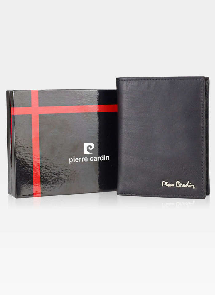 Vīriešu ādas maks Pierre Cardin Tilak60 331, melns S433