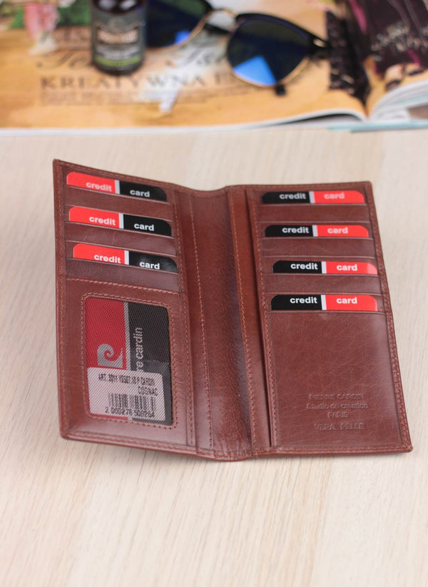 Vīriešu ādas maks Pierre Cardin YS507.10 3011 Brown S429
