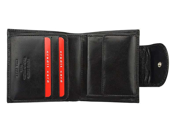 Vīriešu ādas maks Pierre Cardin YS520.10 479 NERO melnā krāsā S428