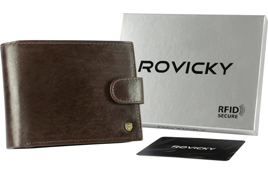 Vīriešu ādas maks Rovicky RV100 S424