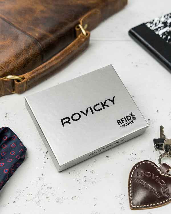 Vīriešu ādas maks Rovicky RV102 S422
