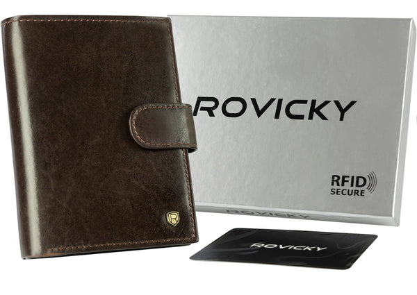 Vīriešu ādas maks Rovicky RV103 S421