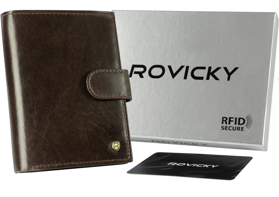 Vīriešu ādas maks Rovicky RV103 S421
