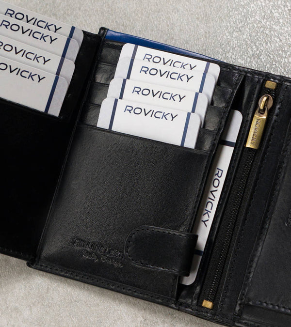 Vīriešu ādas maks Rovicky RV107 S417
