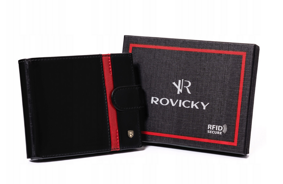 Vīriešu ādas maks Rovicky RV108 S416