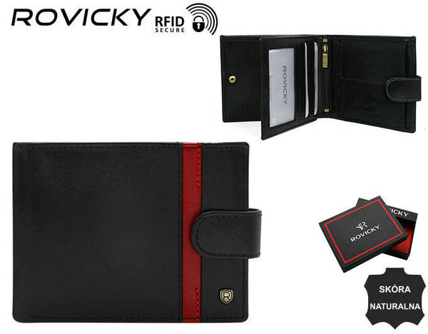 Vīriešu ādas maks Rovicky RV108 S416