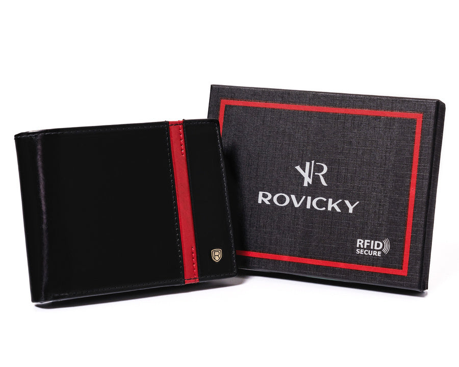 Vīriešu ādas maks Rovicky RV115 S408