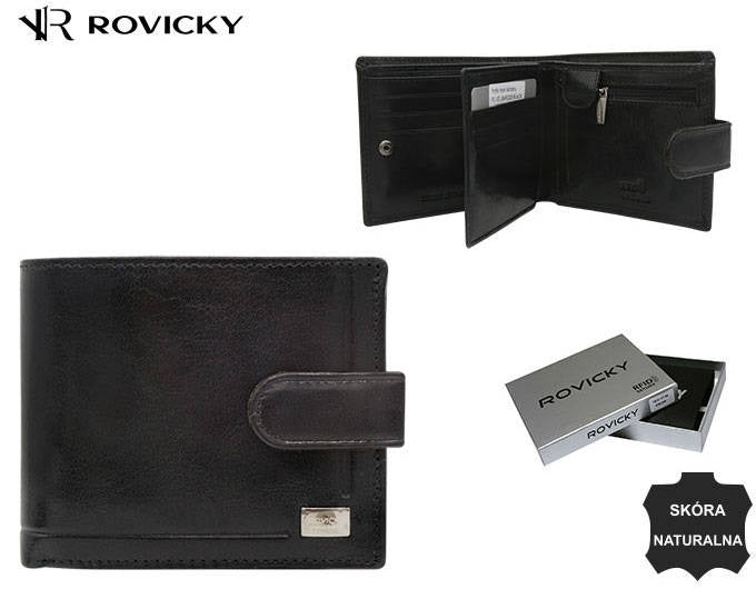 Vīriešu ādas maks Rovicky RV119 S404