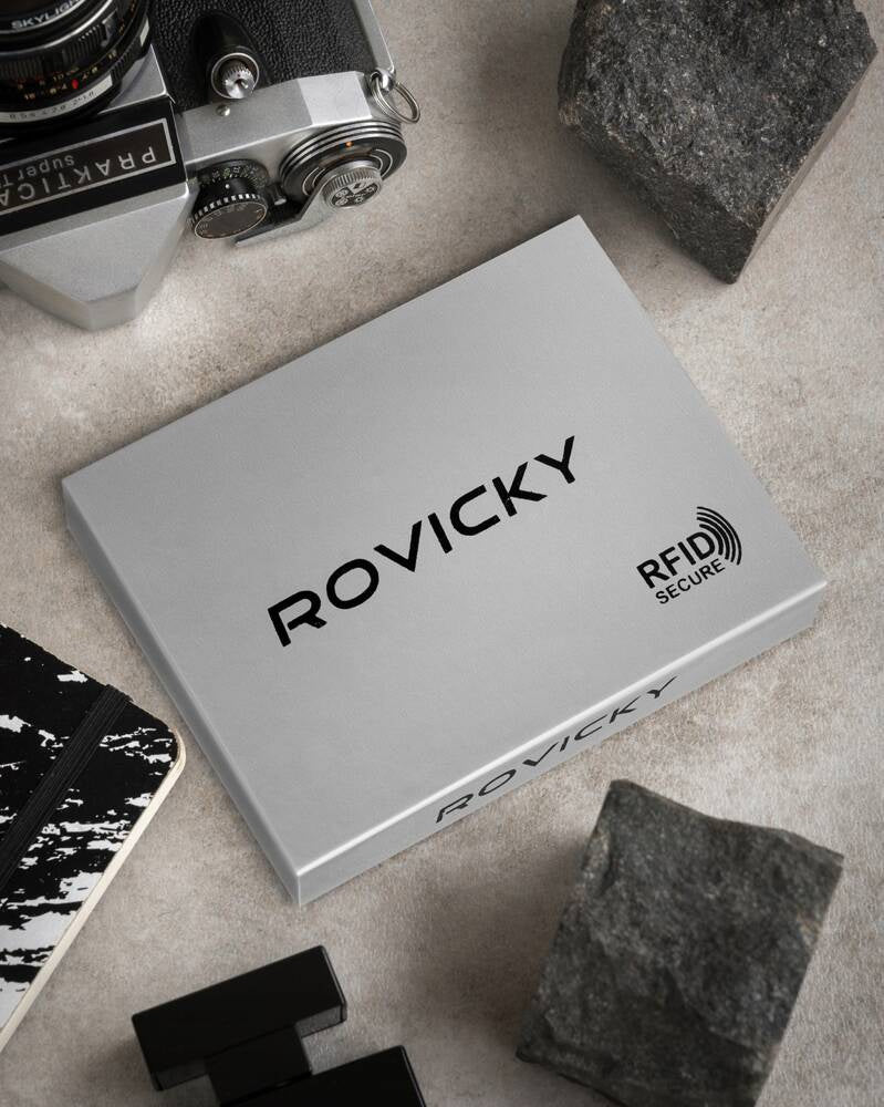 Vīriešu ādas maks Rovicky RV120 S402