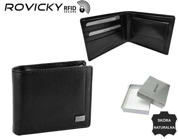 Vīriešu ādas maks Rovicky RV131 S390