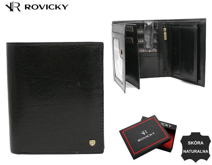 Vīriešu ādas maks Rovicky RV137 S384