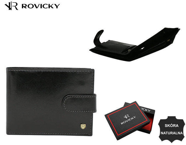 Vīriešu ādas maks Rovicky RV140 S380