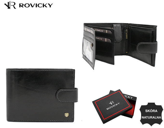 Vīriešu ādas maks Rovicky RV142 S378
