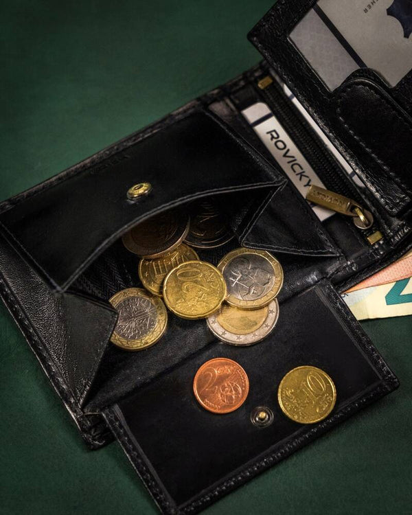 Vīriešu ādas maks Rovicky RV143 S377