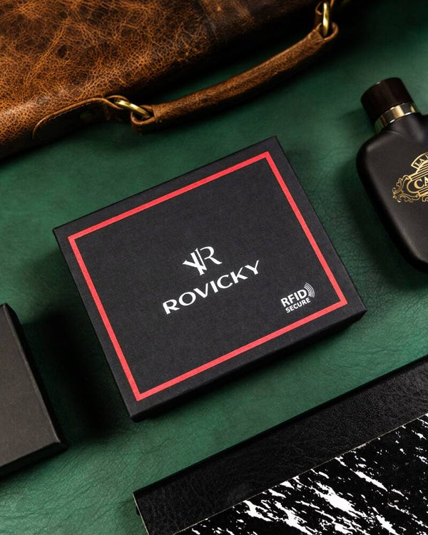 Vīriešu ādas maks Rovicky RV143 S377