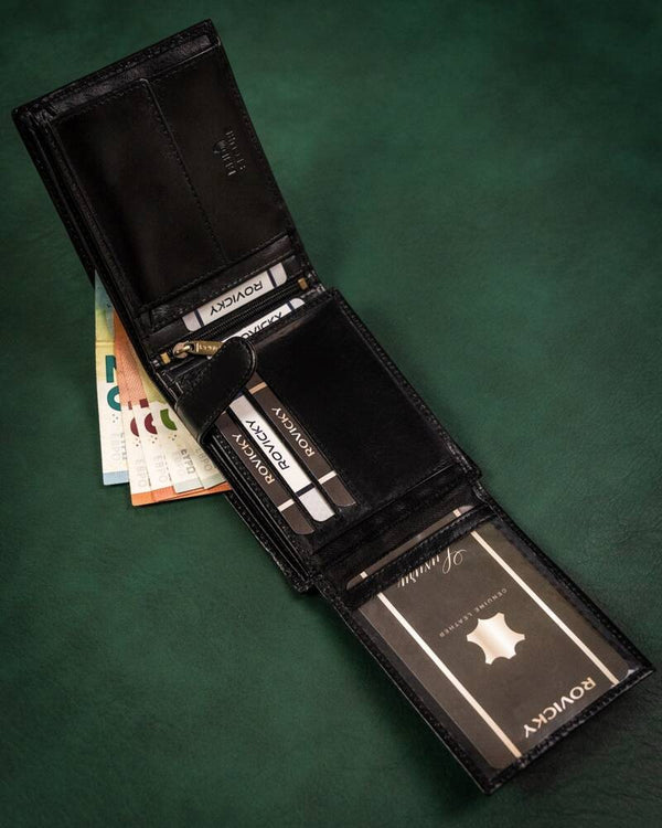 Vīriešu ādas maks Rovicky RV143 S377