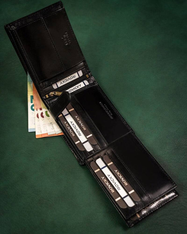 Vīriešu ādas maks Rovicky RV143 S377