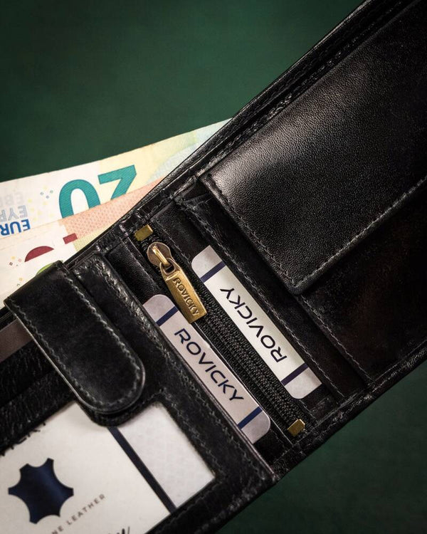 Vīriešu ādas maks Rovicky RV143 S377