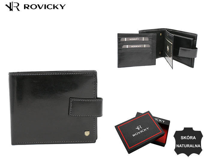 Vīriešu ādas maks Rovicky RV144 S376