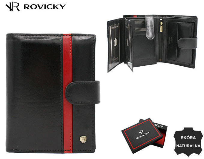 Vīriešu ādas maks Rovicky RV148 S372