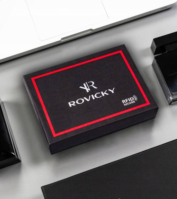 Vīriešu ādas maks Rovicky RV148 S372