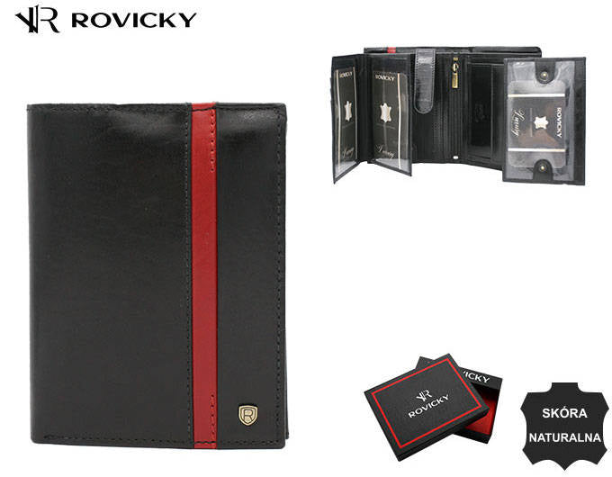 Vīriešu ādas maks Rovicky RV149 S371