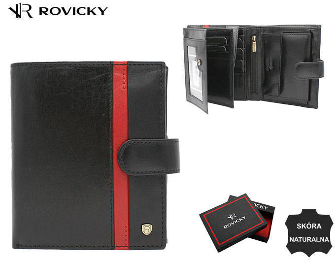 Vīriešu ādas maks Rovicky RV152 S367