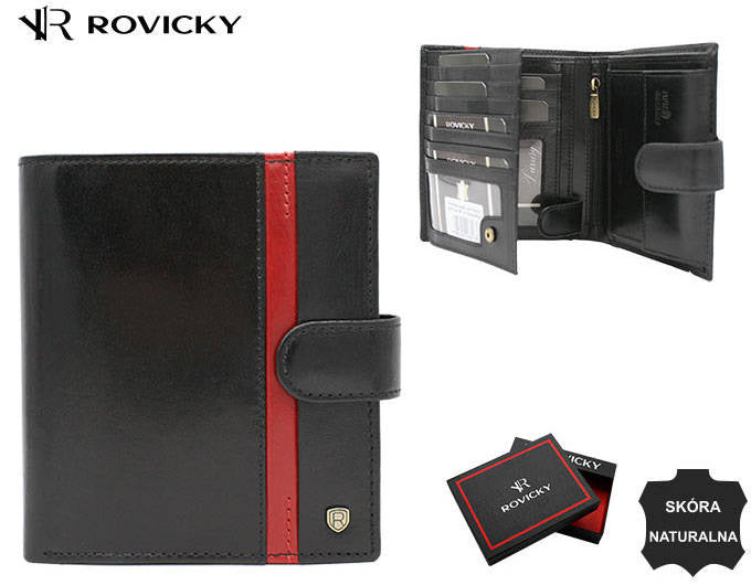 Vīriešu ādas maks Rovicky RV154 S365