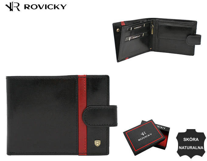 Vīriešu ādas maks Rovicky RV156 S363