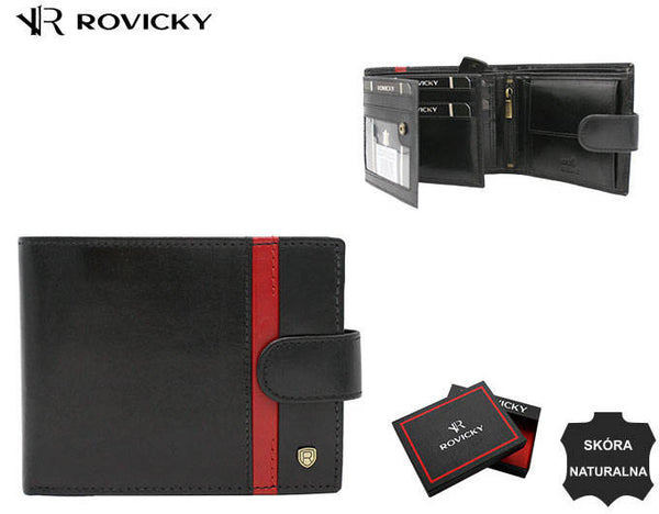 Vīriešu ādas maks Rovicky RV158 S361