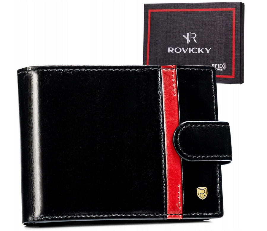 Vīriešu ādas maks Rovicky RV163 S355