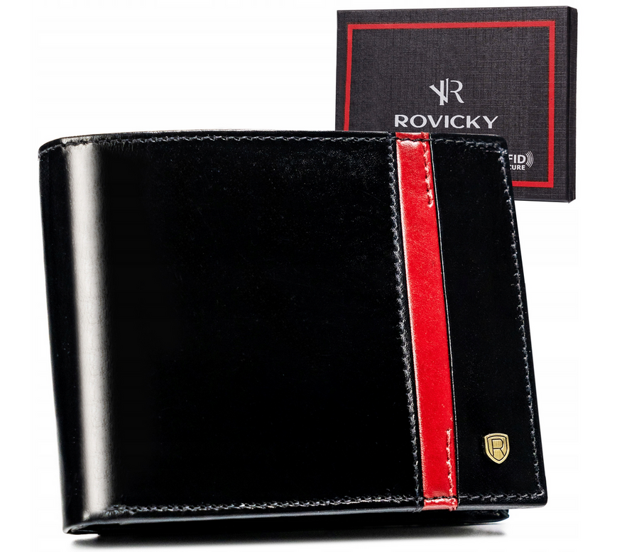Vīriešu ādas maks Rovicky RV164 S354
