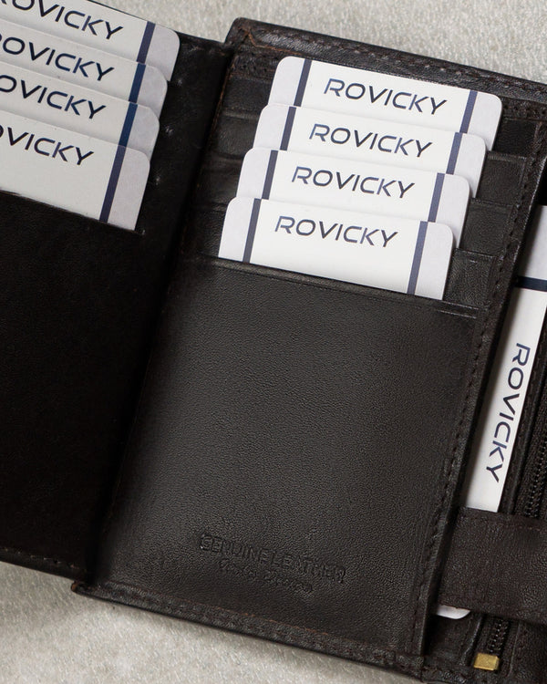 Vīriešu ādas maks Rovicky RV166 S353