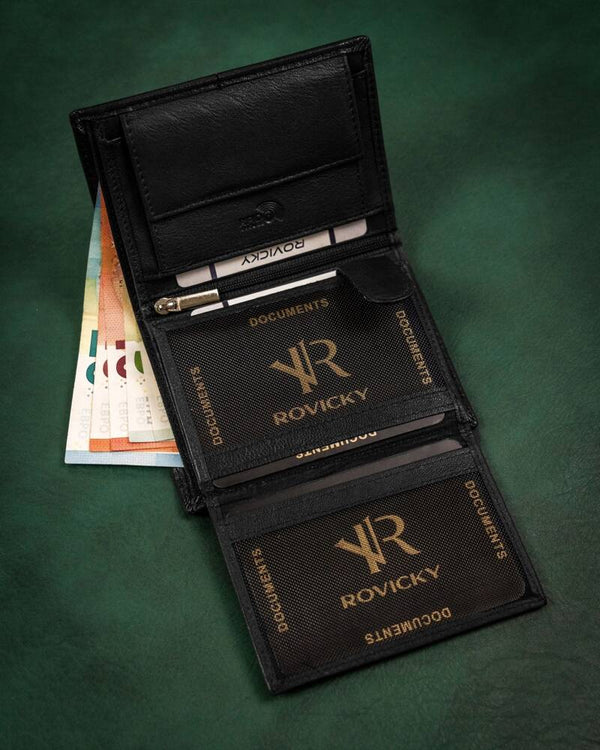 Vīriešu ādas maks Rovicky RV173 S345