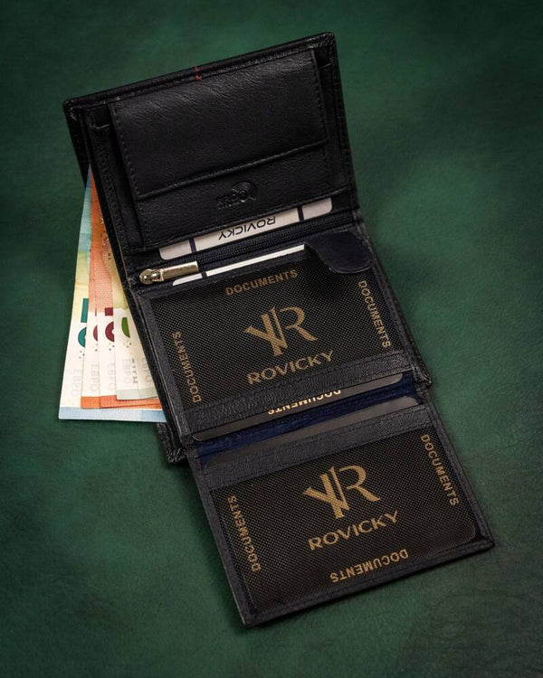 Vīriešu ādas maks Rovicky RV174 S344