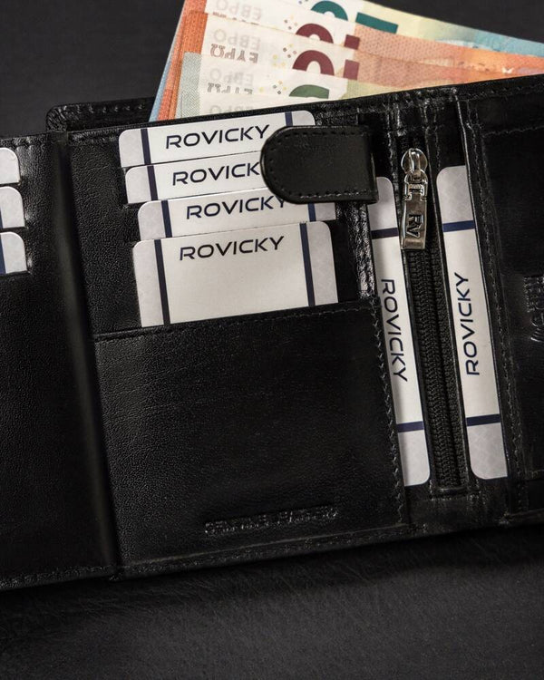 Vīriešu ādas maks Rovicky RV186 S331