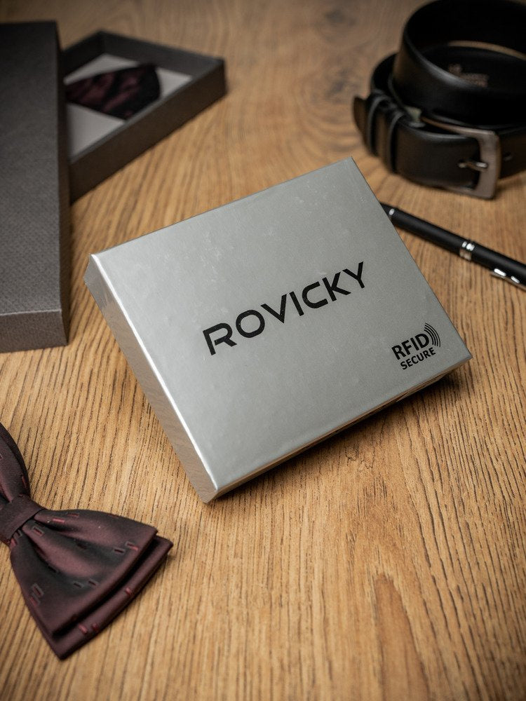 Vīriešu ādas maks Rovicky RV1 S426