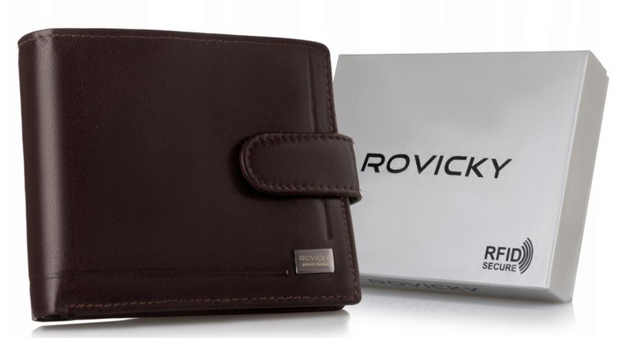 Vīriešu ādas maks Rovicky RV202 S316