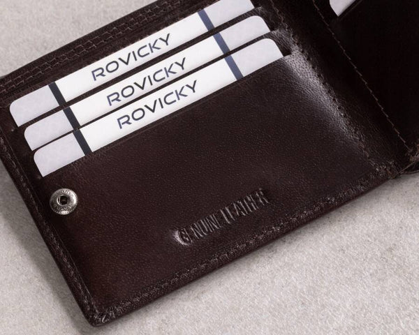 Vīriešu ādas maks Rovicky RV202 S316