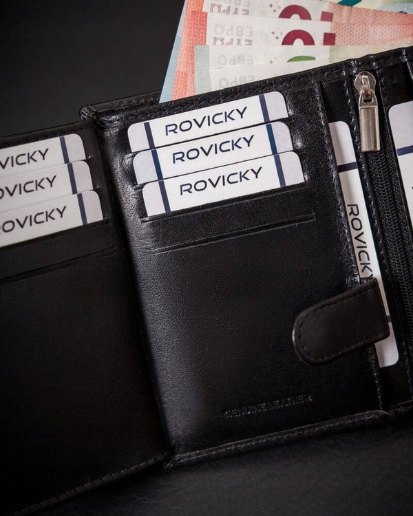 Vīriešu ādas maks Rovicky RV221 S295