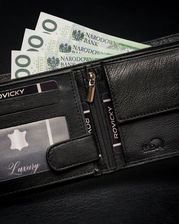 Vīriešu ādas maks Rovicky RV24 S277