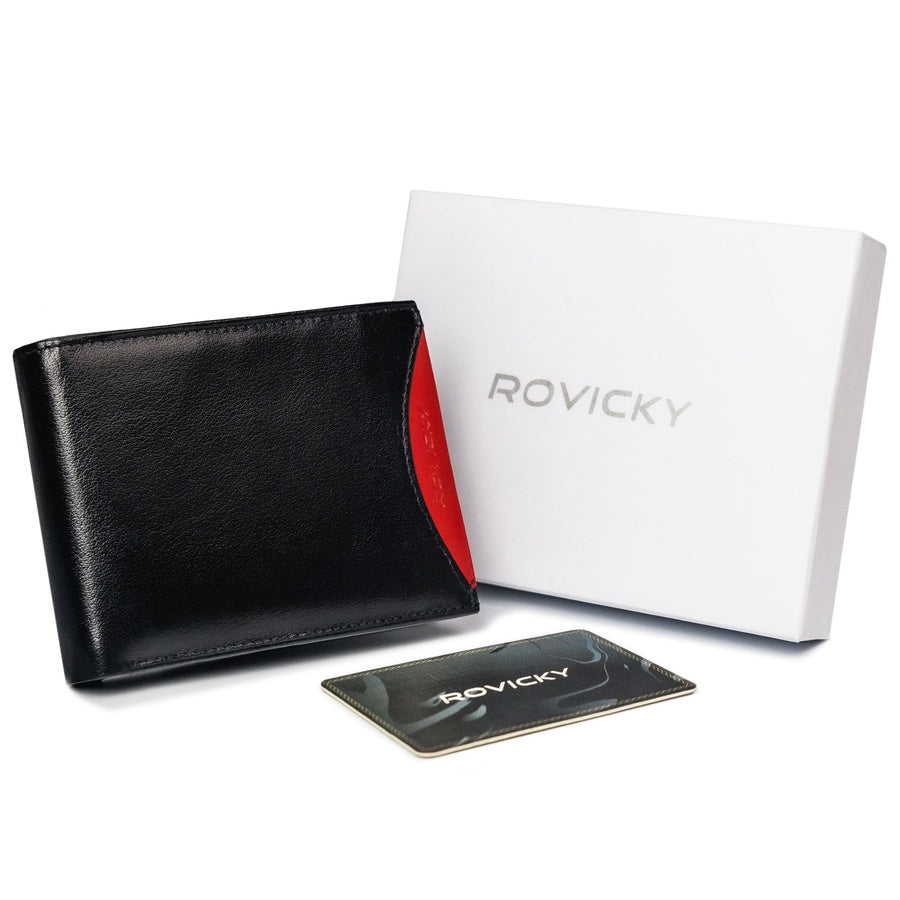 Vīriešu ādas maks Rovicky RV40 S260