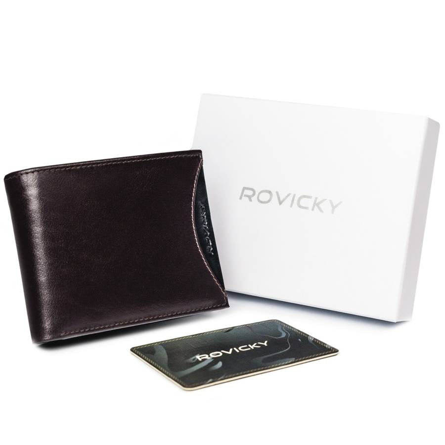 Vīriešu ādas maks Rovicky RV47 S254