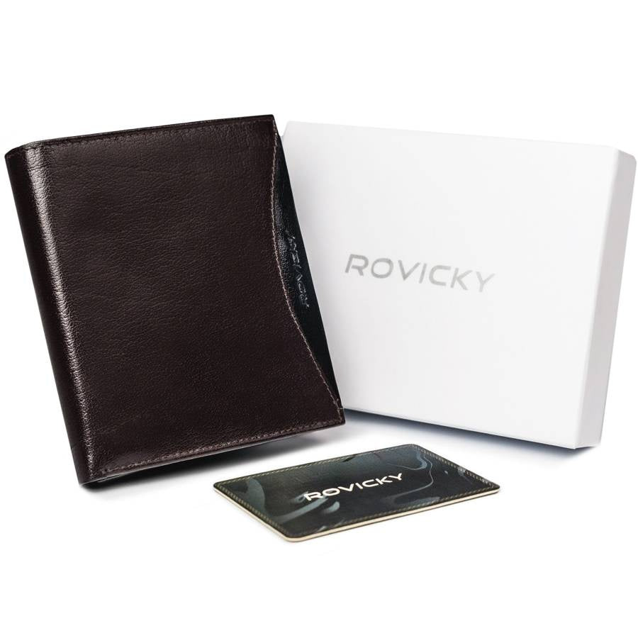 Vīriešu ādas maks Rovicky RV55 S247