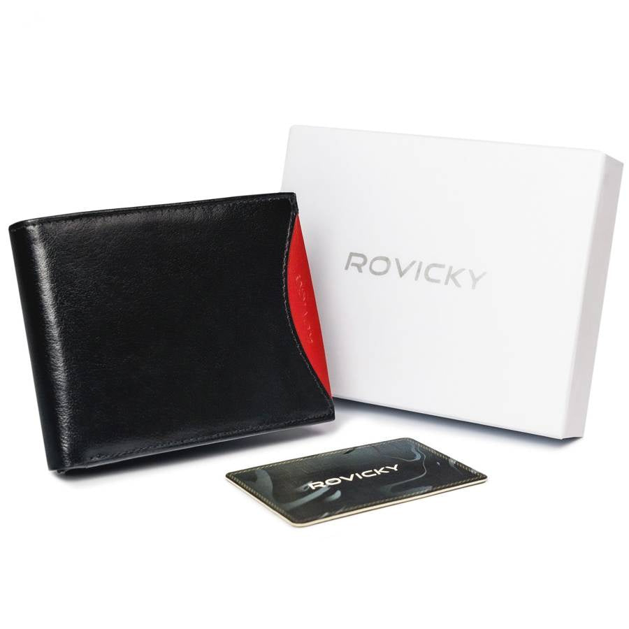 Vīriešu ādas maks Rovicky RV56 S246