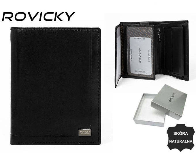 Vīriešu ādas maks Rovicky RV75 S227