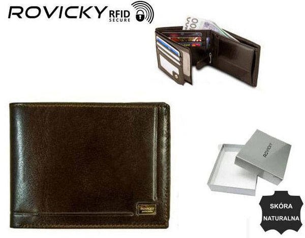Vīriešu ādas maks Rovicky RV84 S217