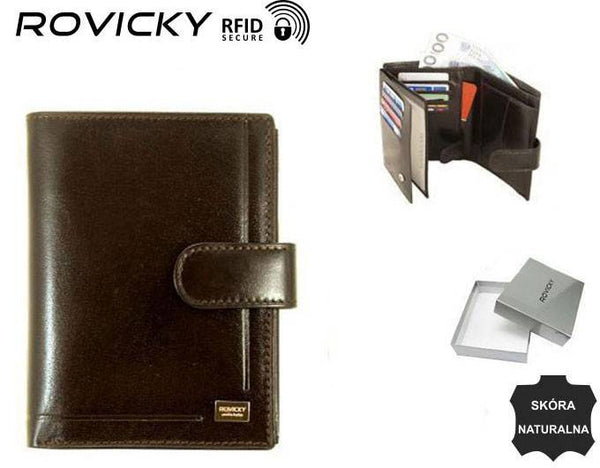 Vīriešu ādas maks Rovicky RV85 S216